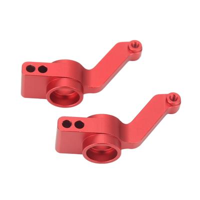 2PCS RC Rr Hub Carrier   Aluminum Alloy Rr Axle Mount for   Rustler 4  670641 670764 1:10 RC Car