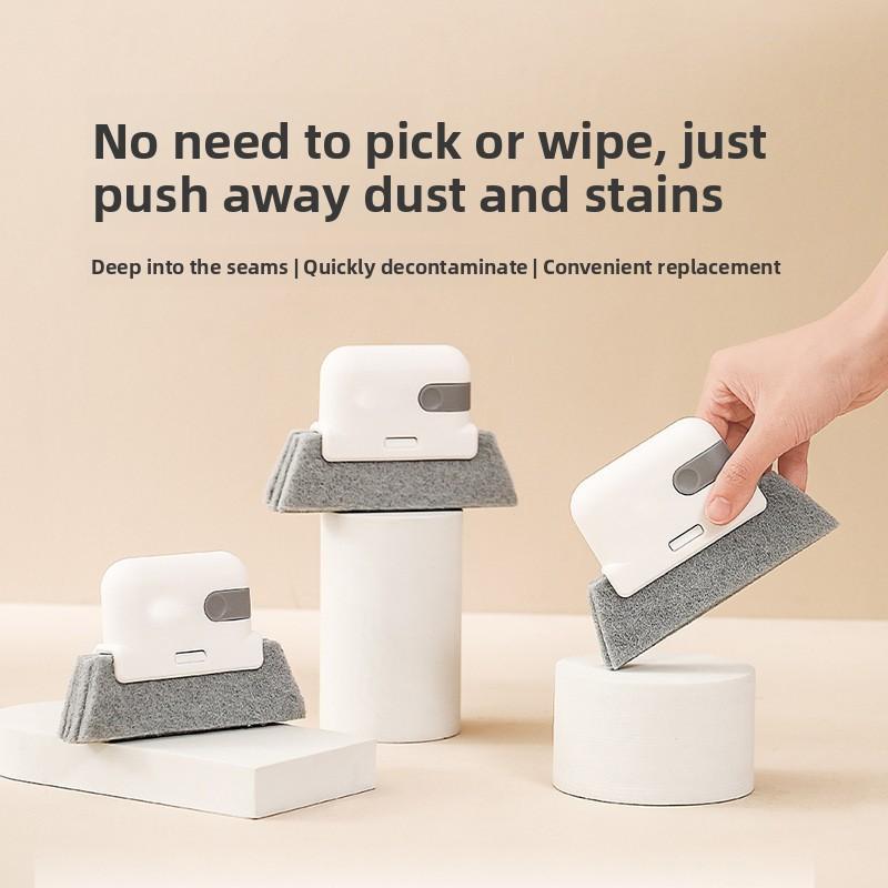 Window Groove Cleaning Brush, Window Groove Cleaning Tool, Small Brush for Sweeping Grooves, Brush for Cleaning Window Sill Gaps