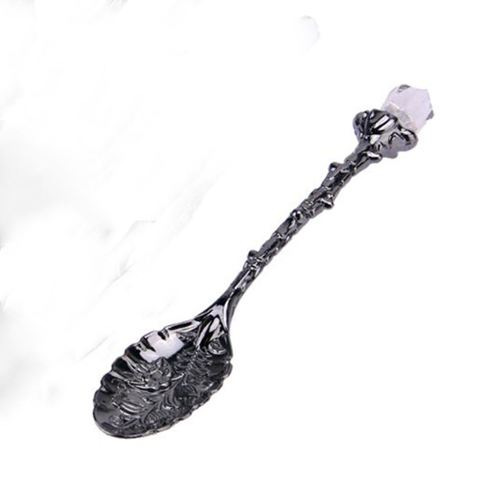 Vintage Royal Style Ice Cream Zinc Alloy Tea Flatware Kitchen Scoops Accessories Dining Bar