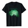 T-shirt Design Carrozza Spettrale Hotel Infestato Manica Corta Cotone Estiva Unisex Streetwear Girocollo Stampa Grafica alla Moda Merch Top