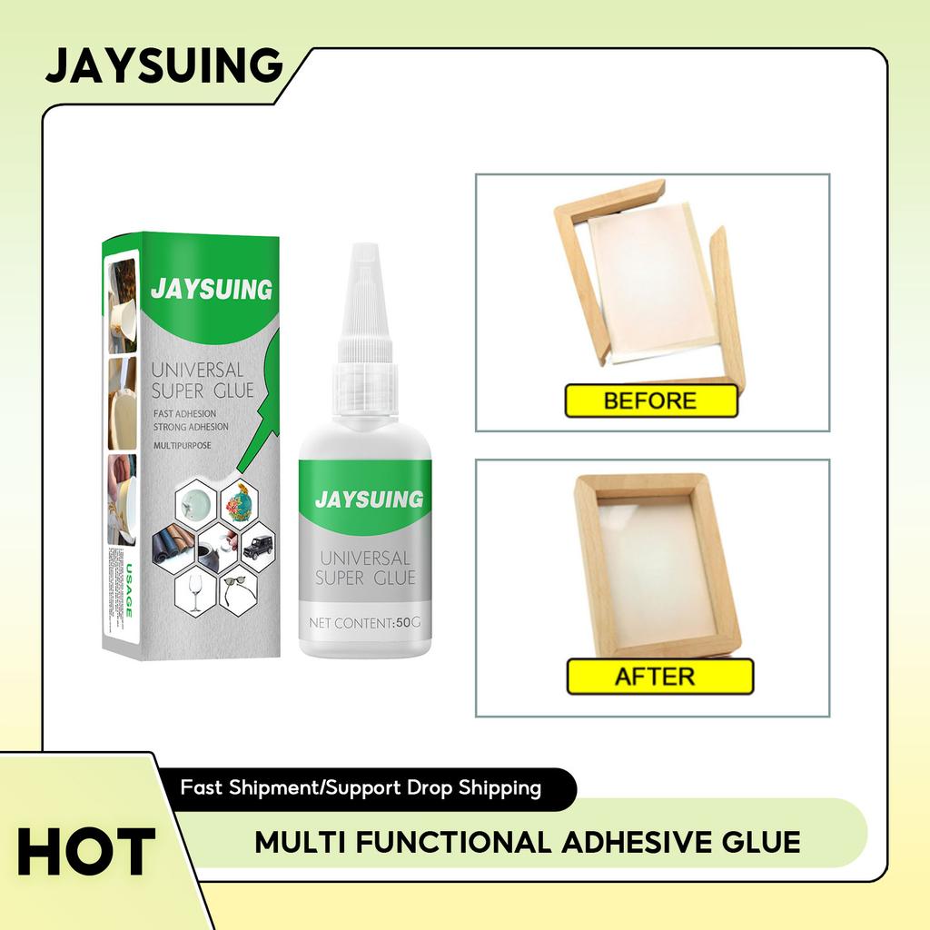 Super Glue Instant Quick-Drying Leather Rubber Wooden Metal Glass Strong Bond Liquid Glue Tool Multi Functional Adhesive Glue