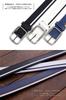 [BEEL] BEEL line design casual belt, white