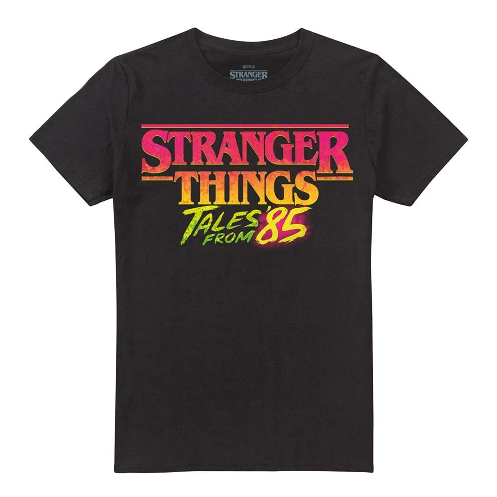 Stranger Things Tales From 85 Logo Unisex T Shirt S 5XL  Black 3XL