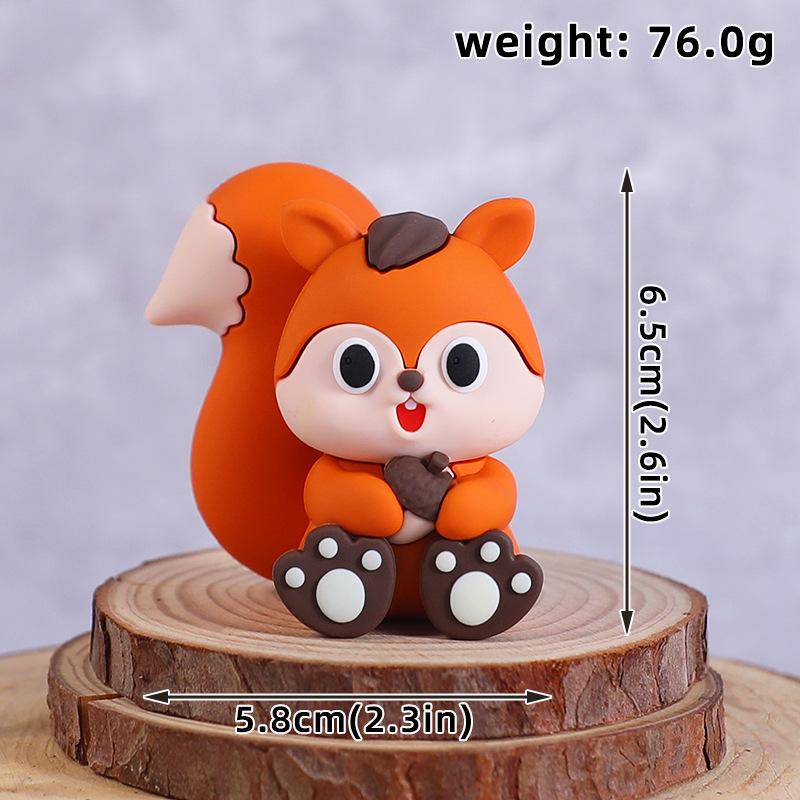 Waldtier Kuchen Topper Dschungel Party Kinder Erster Geburtstag Party Kuchendekoration Igel Eichhörnchen Reh Kuchen Einstecker