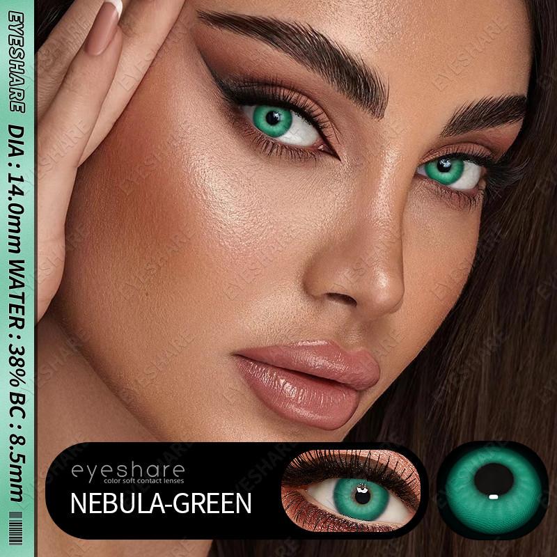 Eyeshare Bunte Kontaktlinsen für Halloween, Anime-Zubehör, Linsen, Cosplay, Augenlinsen, jährlich, 2 Stück/Paar