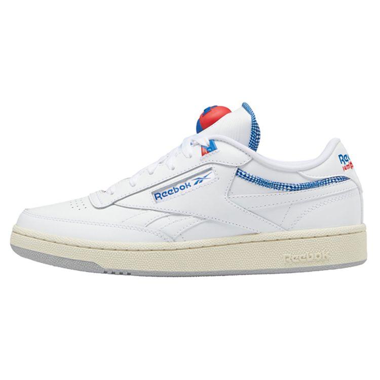 

Reebok Club C 85 Pump Vector Синие кроссовки унисекс Белая обувь-белый классический-белый GW4793 42
