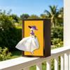 Luxury Art Ballet Tissue Box Elegant Design Tissue Dispenser Skirt Tissue Box  Bedroom Table