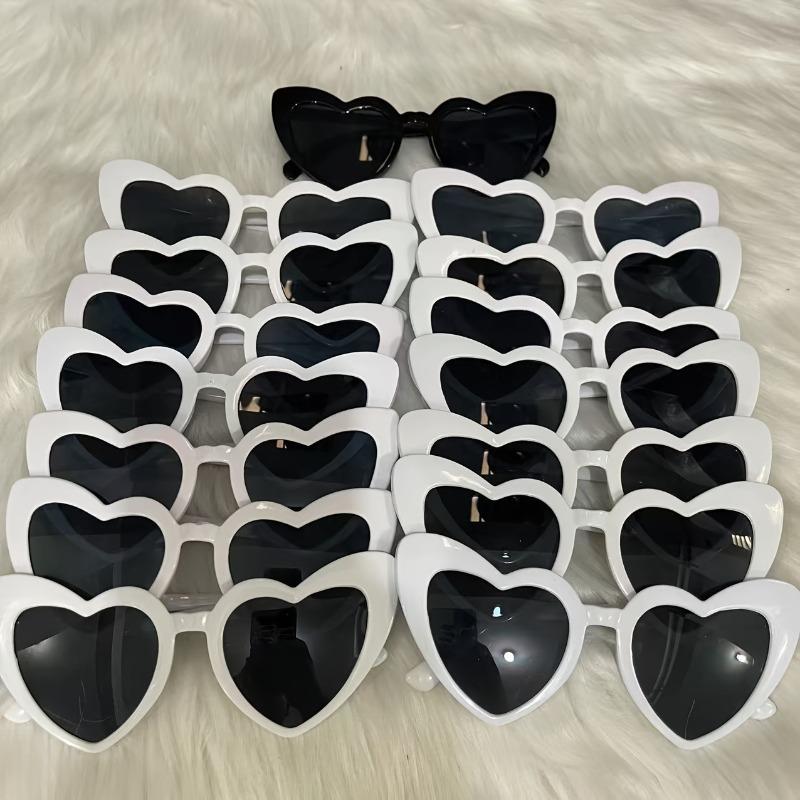15pcs Heart Shaped Glasses Perfect for Bachelorette Parties Weddings Birthdays And More Ideal Gift for Couples And Friends