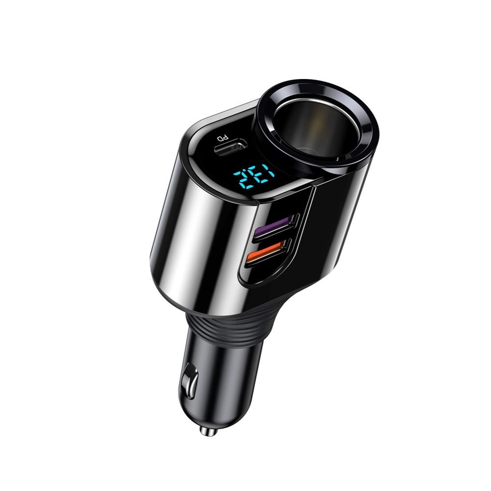 

Car Charger Splitter PD30w QC3.0 Lighter Adapter Car Lighter Socket Splitter with Switch
