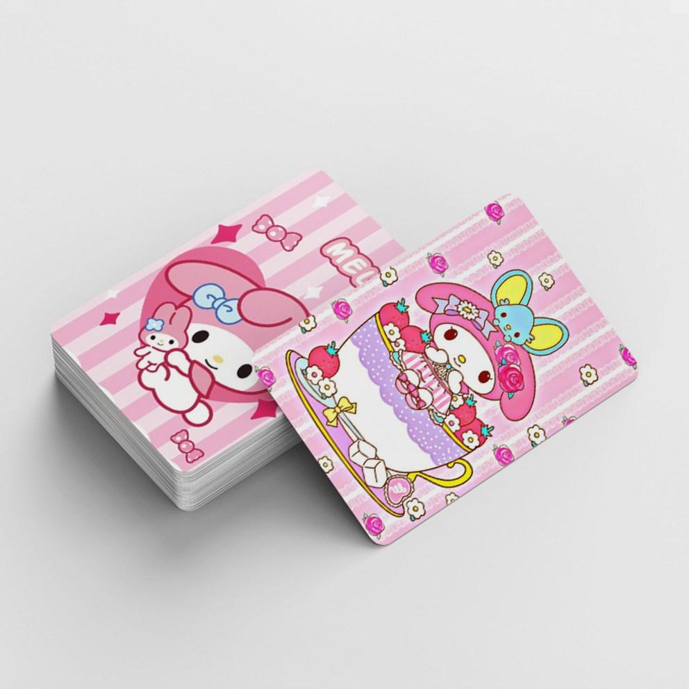 Sanrio Photocard Goods LOMO Illustration Photocard 60pcs + Mini Sticker 32pcs, My Melody, 1pc