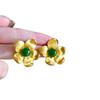 Earrings - High-end, Elegant, Metallic, Cool, Flower-shaped, Luxurious Ear Accessories, with A Retro Style. Retro-style Earrings.