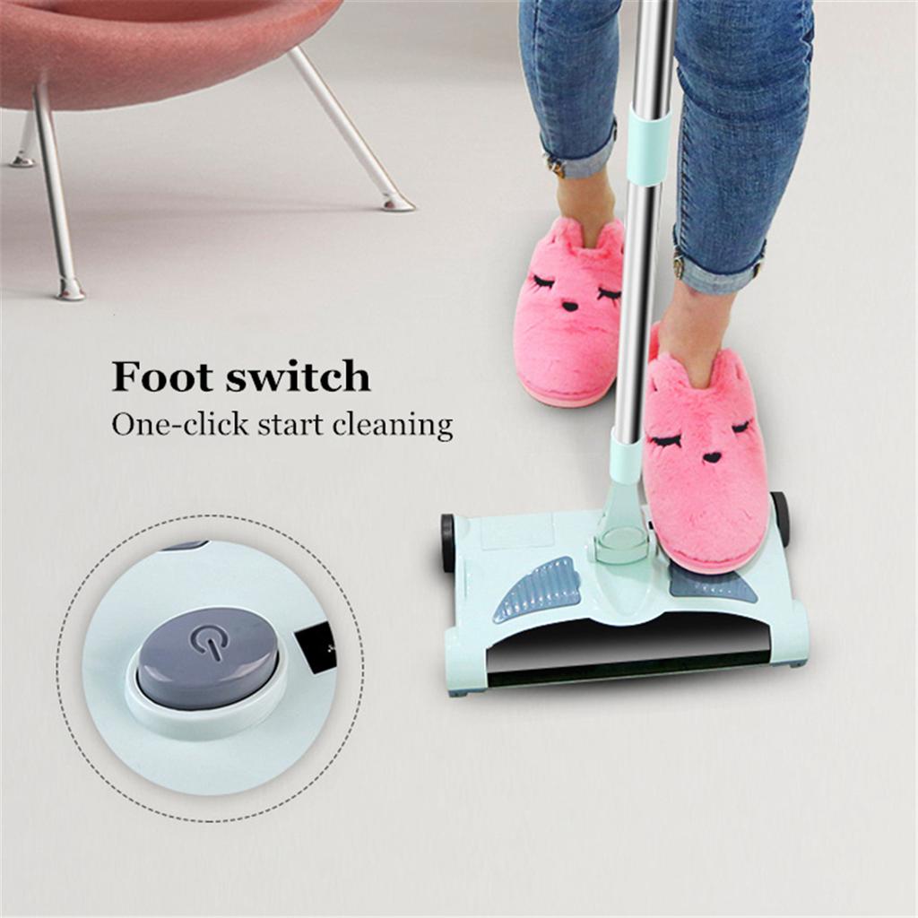 Buy 2 In 1 Electric Wireless Vacuum Spin Sweeper Broom Hard Floor ...