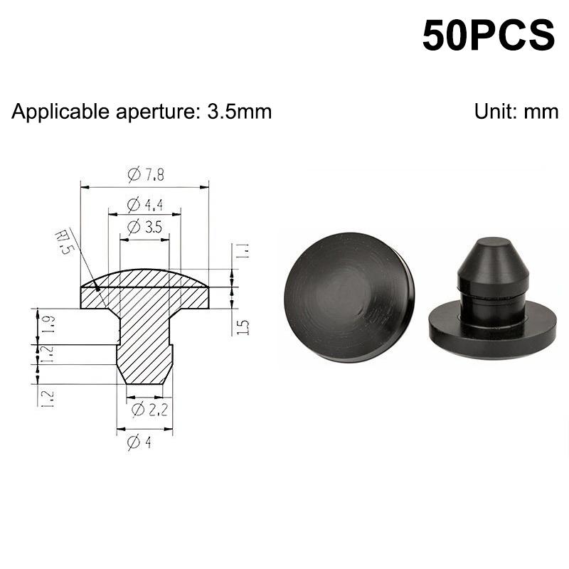 50Pcs Silicone Stopper Rubber Stopper For Caravan Camper Heatproof Spacers, Non-Slip Lid Lifters To Prevent Scratches & Spills