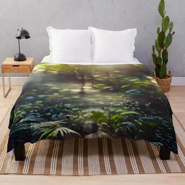 Scenery Flannel Throw Blanket Mountain Cloud Snow Beautiful Landscape Blanket For Boys Girls Gifts King Queen Size Lightweight