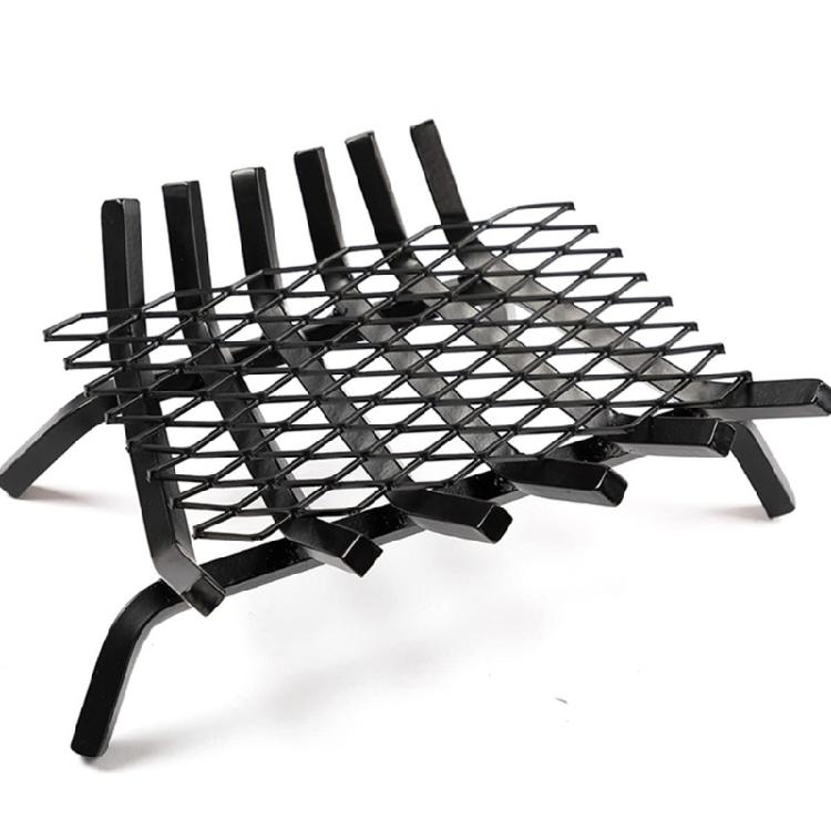 Wood Stove Grate Steel Fireplaces Grills Heavy Duty Grate Mesh Heat Resistant Holder Fire Grates Easy To Use