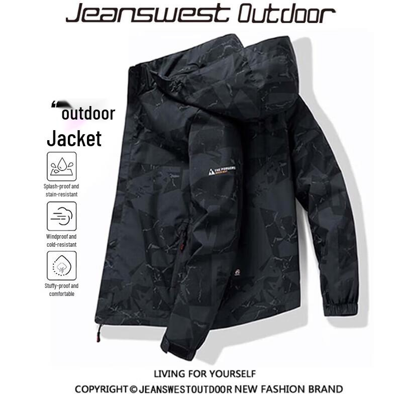 

Jeanswest Men s Hooded Outdoor Jacket XL