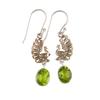 Peridot Gemstone 925 Sterling Silver Jewelry Handmade Drop/Dangle Earrings 1.8" EE-88-4