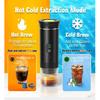 Foombthe Portable Espresso Coffee Machine With Digital Display 3-in-1 Capsule Coffee Maker for Car & Home Camping Coffee Maker
