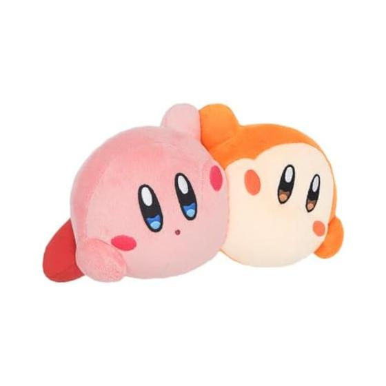 Sanei Boeki Kirby of the Stars Kirby play with Waddle Dee Plush Nakayoshi W24 x D10 x H11.5cm Stuffed Toy KPWW01