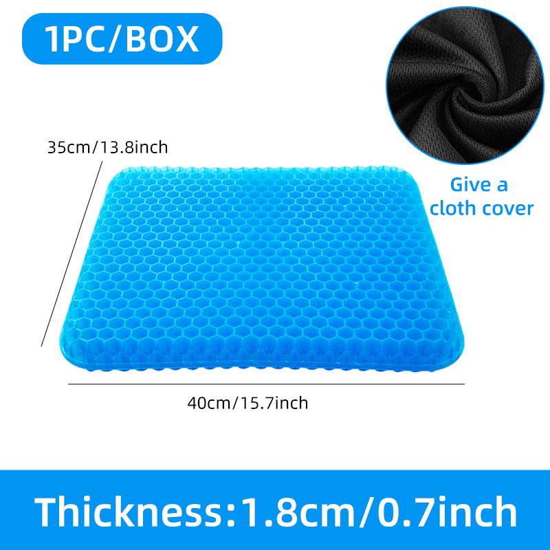 Gel Seat Cushion Summer Breathable Honeycomb Design For Pressure Relief Back Tailbone Pain for Home Office Wheelchair Chair Cars