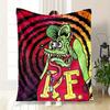 "Rat Fink A.F. T-Shirt: Classic Car Culture Icon"Blanket Flannel Throw Blanket for Sofa, Bed, Travel, Camping, Office, Couch, Chair, And Bed
