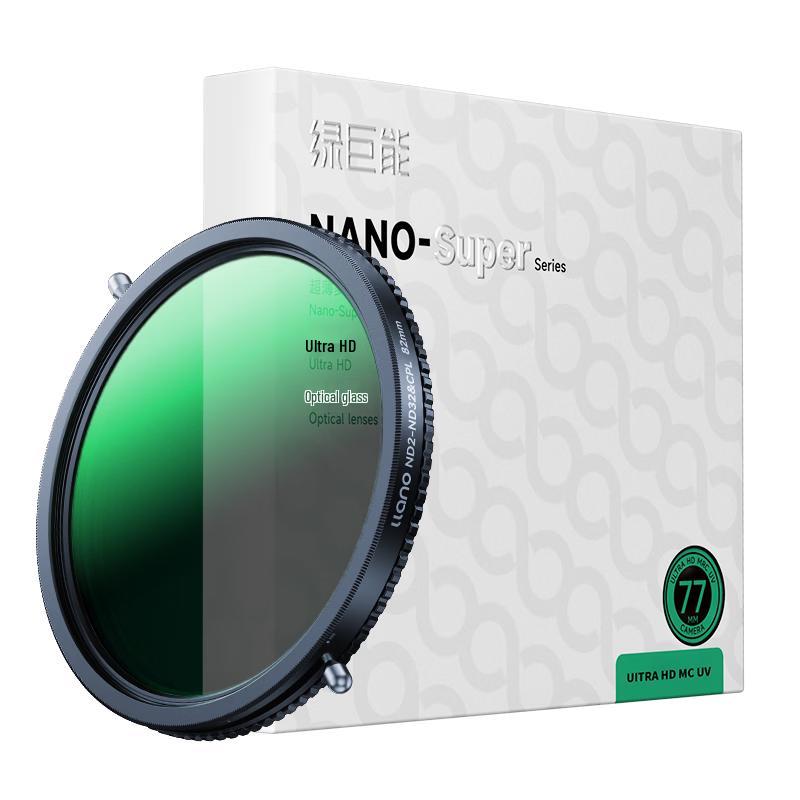 Llano 67mm Adjustable ND + CPL 2-in-1 Camera Filter 67mm