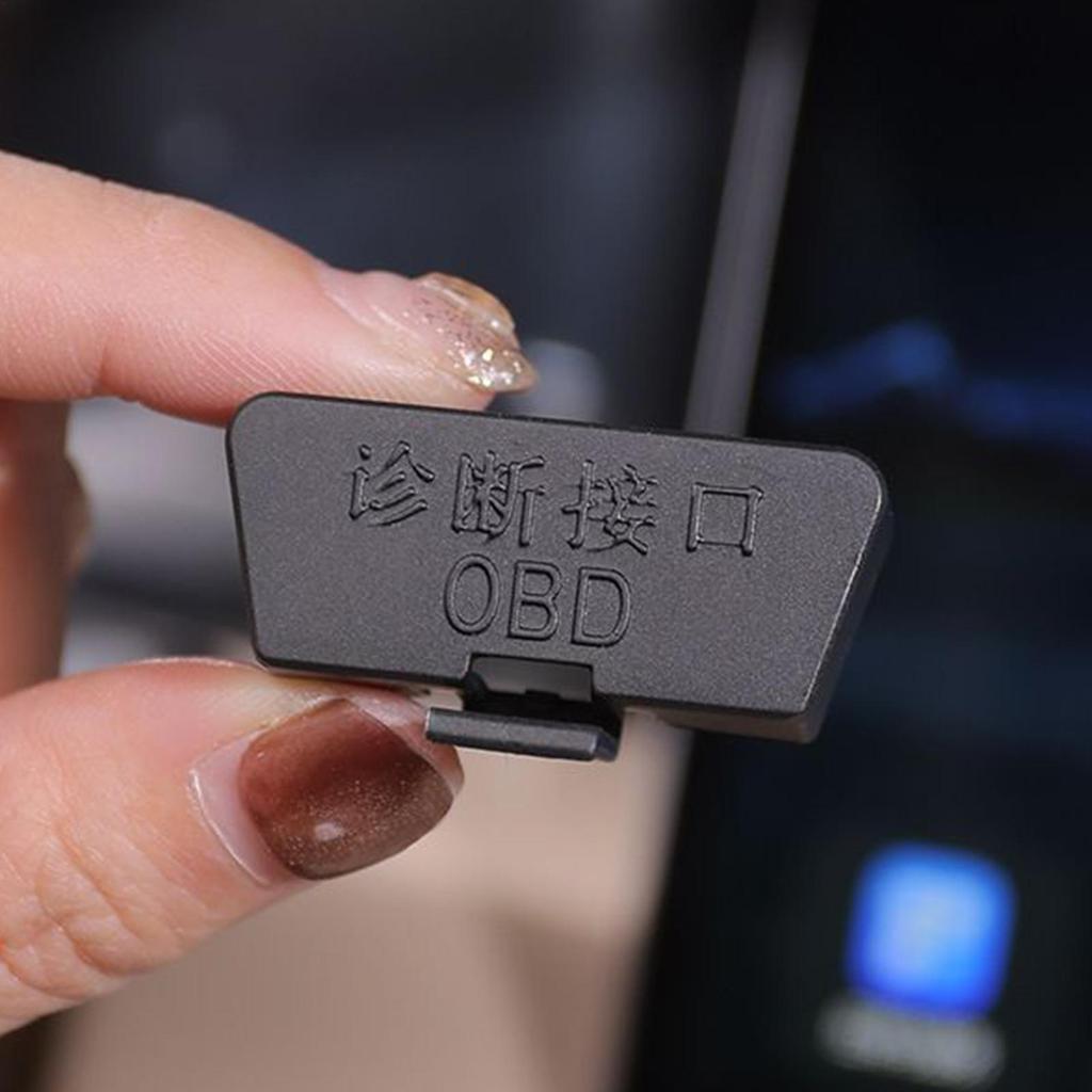 Auto Interior Diagnostic Port Cover Obd Interface Protector Port Cover for Car Interface Seals Protector Secure Fit dustproof
