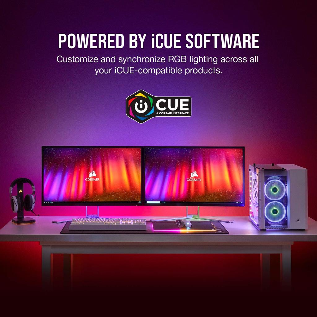 CORSAIR iCUE LS100 Smart Lighting Strip Expansion Kit 250mm X 2 CD-9010001-WW/SS