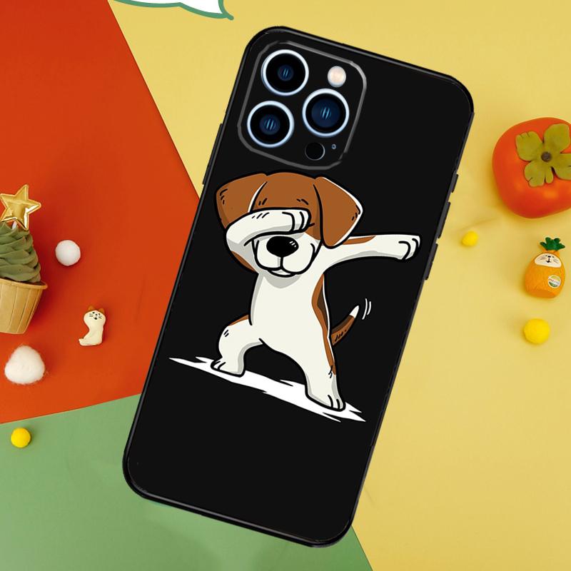 Beagle Dog Cute Cartoon Phone Case For iPhone 17 Pro Max 16 14 13 12 11 15 Pro Max Plus 12 13 Mini 16e 17 Air Cover