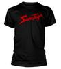 SAVATAGE cd cvr LOGO ROSSO T-SHIRT UFFICIALE LRG Nuovo re della montagna sirene grondaia