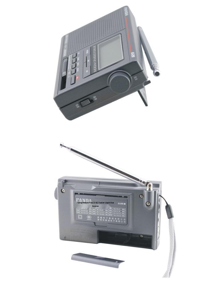 PANDA 6128 Elderly Radio with Digital Display & Auto-On Clock for Campus Broadcasts