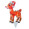 Christmas Decorations Outside Light Up Animals Dog Santa Supplies Clausoutside