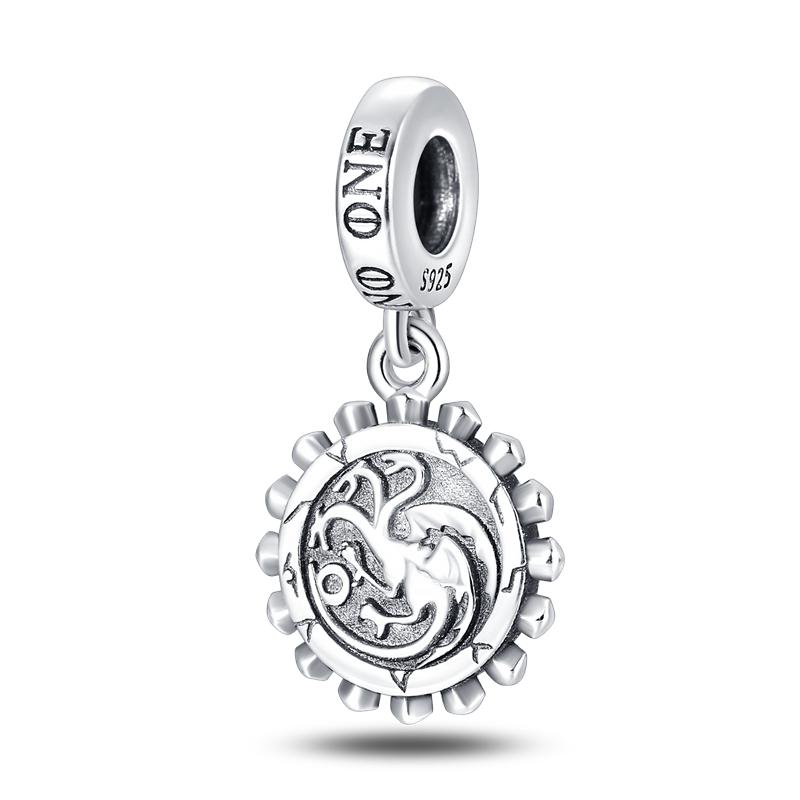 Charms Copper Cute Cartoon Theme Series Beaded Pendant 3Mm Original Bracelet Necklace Women'S Luxury Exquisite Jewelry Gift