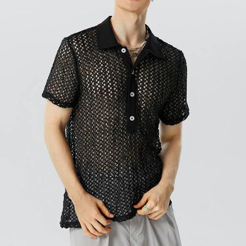 Men's Faded Cotton Denim Shirt