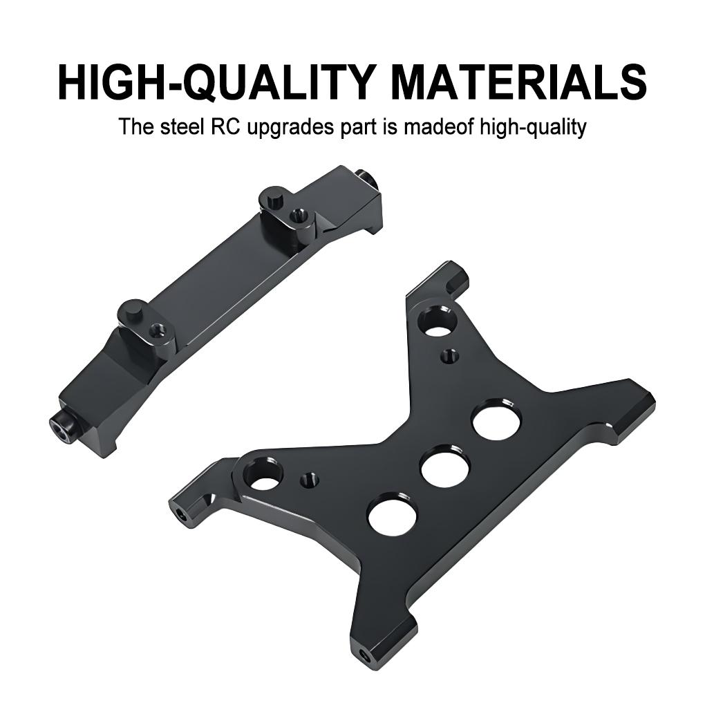 Aluminum Alloy 1/10 Frame Beam Fixed Seat RC Upgrade Part Fixed Rc Frame Beam Fixed Seat For SCX10 RC Car Part