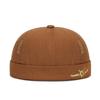 Unisex Trendy Hip Hop Embroidered Tang Hat - Versatile Spring Brimless Style