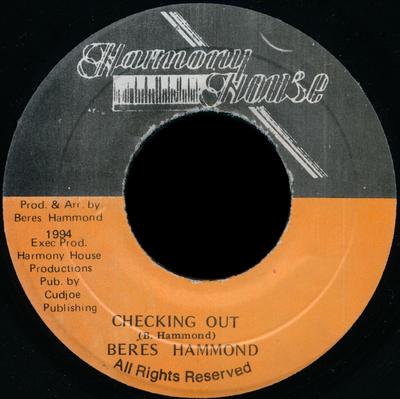 7inch Record BERES HAMMOND - Checking Out NONE Harmony House 1994 Japan Reggae, Ska & Dub Used