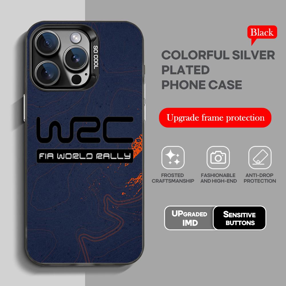 

WRC Rally Racin Phone Case black IMD Colorful Silver Suitable case for iPhone 17 16 e 15 14 13 12 11 XS Pro Max iPhone 14 Pro
