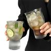 Wide Mouth Glass Cup, Multipurpose Transparent Glass for Coffee, Juice, Beer, Water, American Style Daily Drinking Tumbler