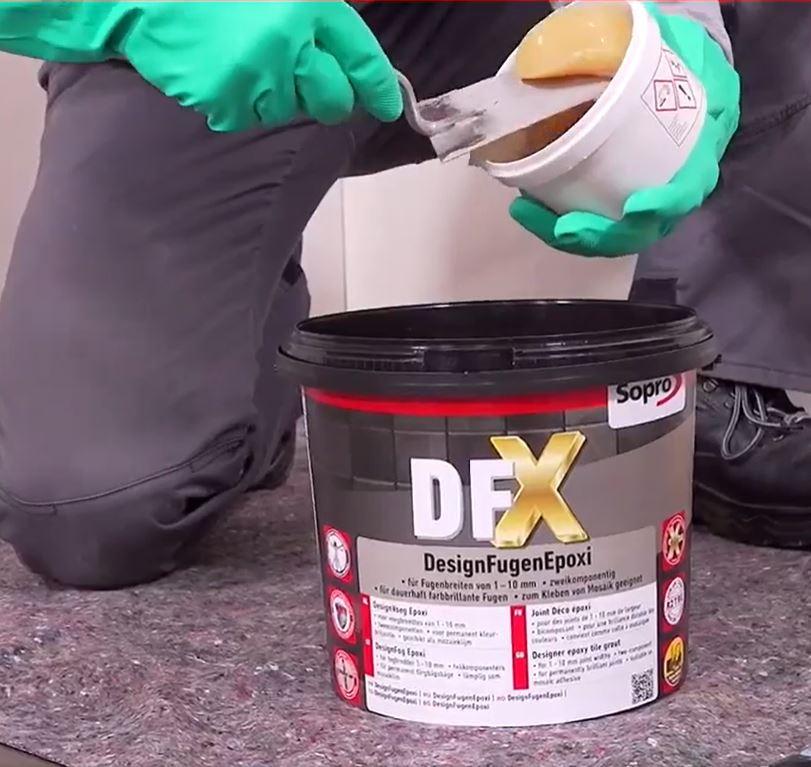 Sopro Dfx Design 40 Sahara Epoxy Grout 3Kg 1216