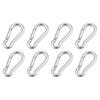 316 Stainless Steel Multifunctional Spring Snap M4 M5 M6 M7 M8 Carabiner Quick Link Lock Ring Hook