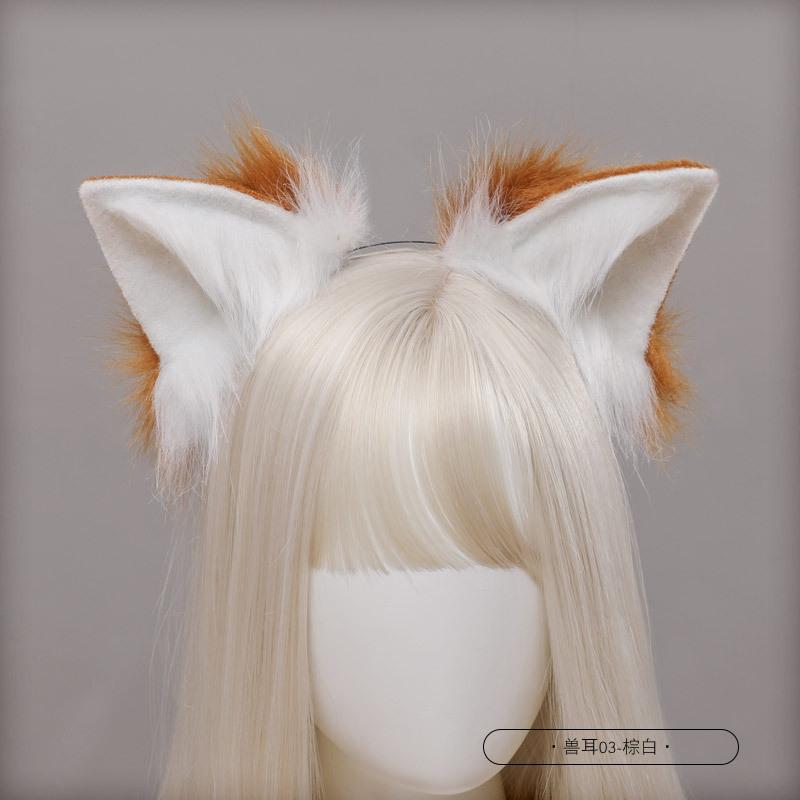 Handmade Simulation Beast Tail Cute Cosplay Dress Up Comic Show Fashion Accessories Handmade Plush Fox Tail