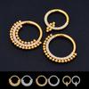 G23 Titanium Piercing Nose Ring Body Jewelry Hoop Earings ASTM F136 Cartilage Tragus Diaphragm Titanium Hing
