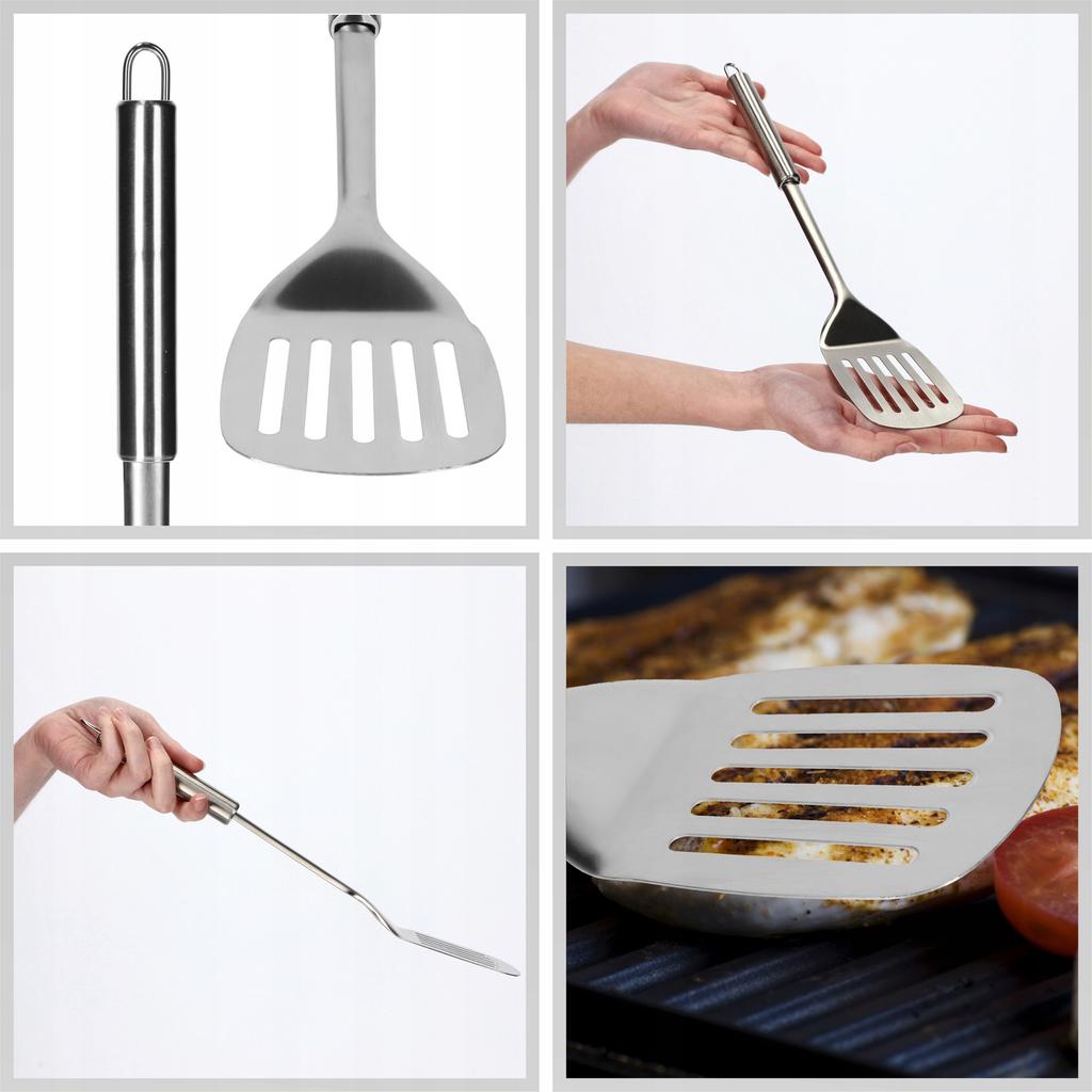 KADAX Spoon Spatula Kitchen For Meat Stainless Steel 35 Cm