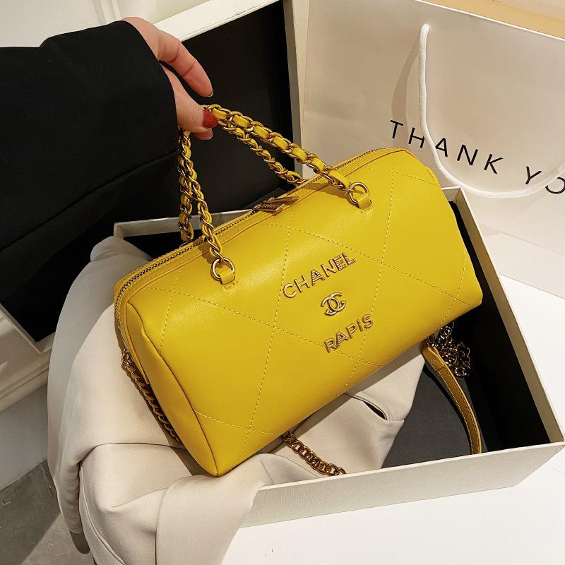 Buy Ladies Luxury Pillow Bag Chain Bag Soft Leather Large Capacity One