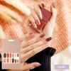 Glam Shell&Glitter Nail Stickers 24pcs | Self-Adhesive Strips, Bold Chic Mix, Quick 5-Min Manicure