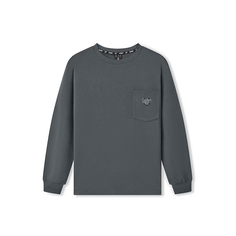 Skechers Comfortable Pullover Casual Long Sleeve T-Shirt Unisex Tops L325U033-013P XL