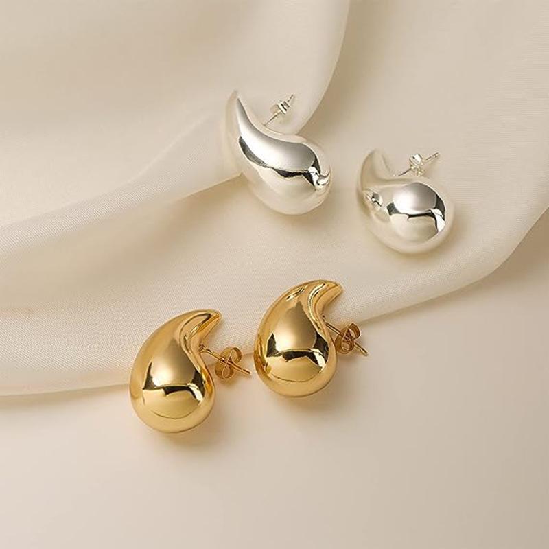 

Популярные серьги-капли для женщин 31mm*18mm золотой