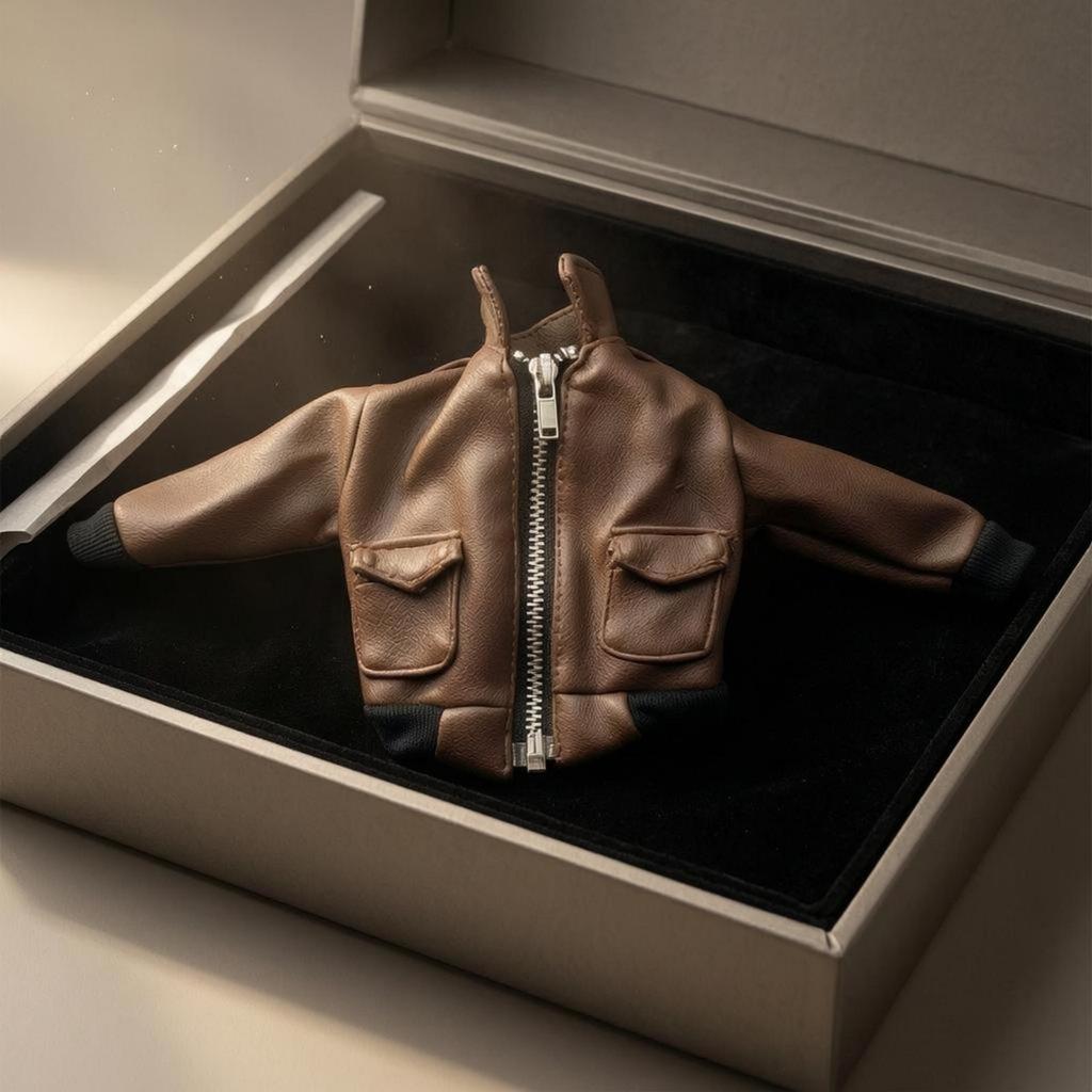 1/6 Scale Pilot Jacket Front Fastener Covering Pockets