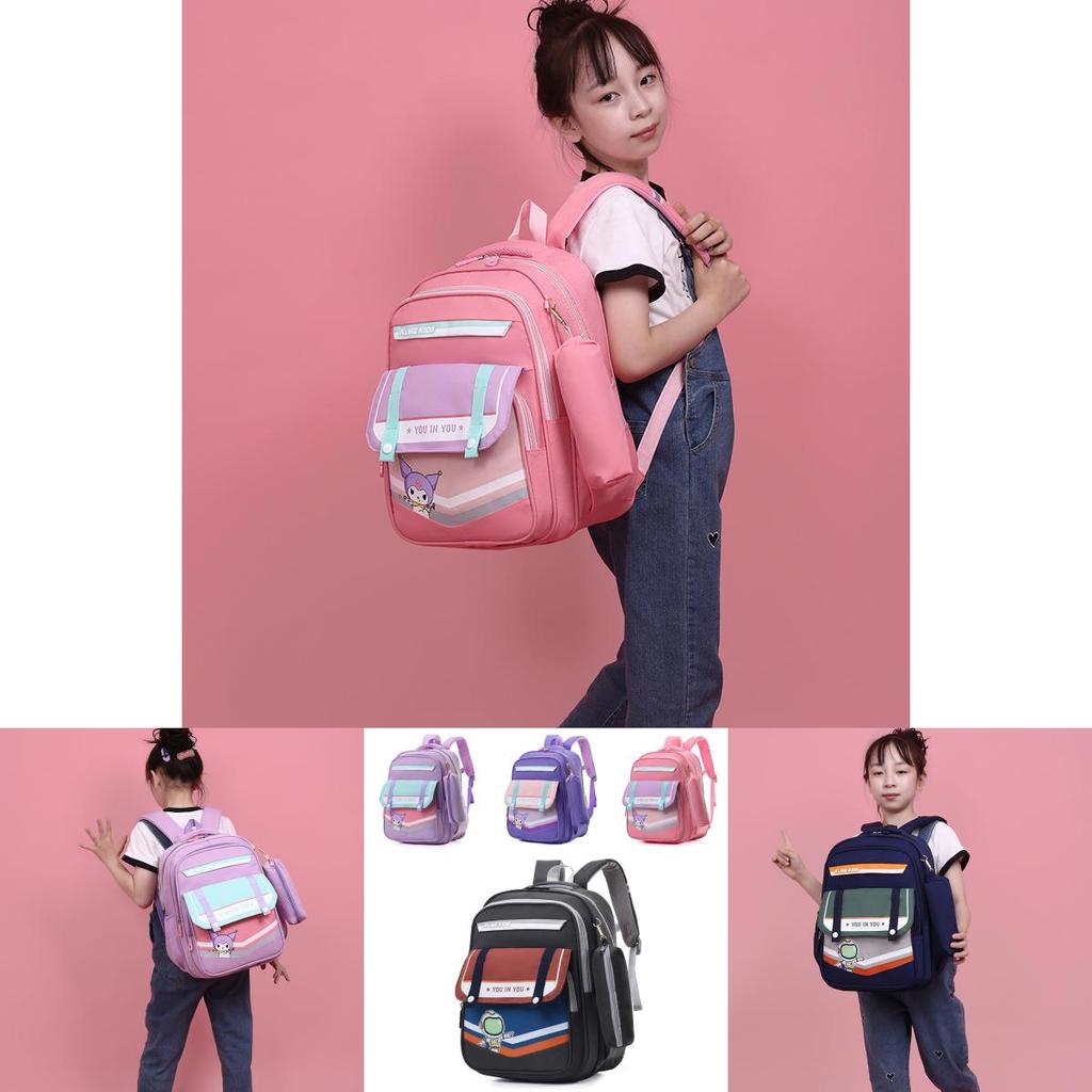 Adorable 2024 Cartoon Backpack For Kids Big Capacity Oxford Fabric School Bag